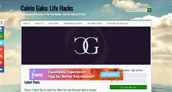 Desktop Screenshot of calvingaka.com